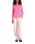 The American Vintage Womens Sonoma Long Sleeve T-Shirt in Pink Acid Fluo