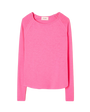 The American Vintage Womens Sonoma Long Sleeve T-Shirt in Pink Acid Fluo