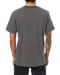 Finley Pocket T-Shirt in Black Wash & Vapor