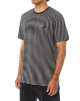 The Katin Mens Finley Pocket T-Shirt in Black Wash & Vapor