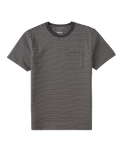 The Katin Mens Finley Pocket T-Shirt in Black Wash & Vapor