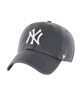 The 47 Brand Mens NY Yankees Clean Up Cap in Charcoal