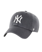 The 47 Brand Mens NY Yankees Clean Up Cap in Charcoal