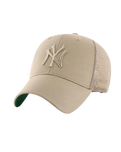 The 47 Brand Mens NY Yankees Branson Trucker Cap in Khaki