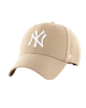 The 47 Brand Mens NY Yankees MVP Snapback Cap in Khaki