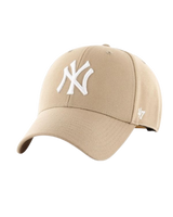 The 47 Brand Mens NY Yankees MVP Snapback Cap in Khaki