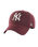 The 47 Brand Mens NY Yankees MVP Snapback Cap in Dark Maroon