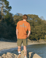The Passenger Mens Passenger T-Shirt in Sunset Orange
