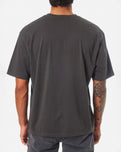 The Katin Mens Box Fit Heritage T-Shirt in Black Wash Pigment Dye