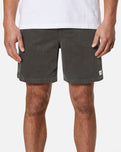 The Katin Mens Cord Local Walkshorts in Black Wash