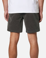 The Katin Mens Cord Local Walkshorts in Black Wash