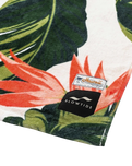 Mauka Cotton Beach Towel in White
