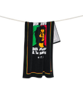 The Slowtide One Love Beach Towel in Black