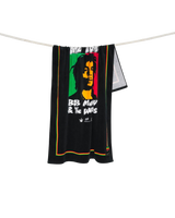 The Slowtide One Love Beach Towel in Black
