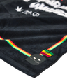 The Slowtide One Love Beach Towel in Black
