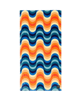 The Slowtide Flip Side Beach Towel in Lagoon