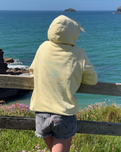 The ACS Clothing Girls Girls Beach Club Hoodie in Butter