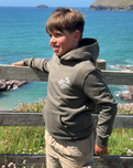 The ACS Clothing Boys Boys Bolt Hole Hoodie in Khaki