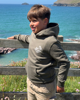 The ACS Clothing Boys Boys Bolt Hole Hoodie in Khaki