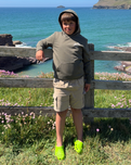 The ACS Clothing Boys Boys Bolt Hole Hoodie in Khaki