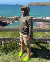 The ACS Clothing Boys Boys Bolt Hole Hoodie in Khaki