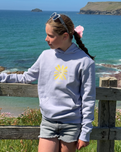 The ACS Clothing Girls Girls Daisy Chain Hoodie in Lavender