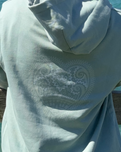 The ACS Clothing Girls Girls Mandala Heart Hoodie in Aloe