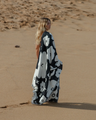 The Slowtide XOXO Driftweave Coco Ho x Slowtide Beach Blanket in Black