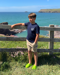 The ACS Clothing Boys Boys Bolt Hole T-Shirt in Dark Navy