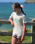The ACS Clothing Girls Girls Muse Block T-Shirt in Raw