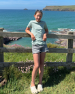The ACS Clothing Boys Boys Cornwall Palm T-Shirt in Aloe