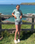 The ACS Clothing Boys Boys Cornwall Palm T-Shirt in Aloe