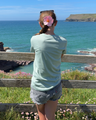 The ACS Clothing Boys Boys Cornwall Palm T-Shirt in Aloe