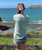 The ACS Clothing Boys Boys Cornwall Palm T-Shirt in Aloe