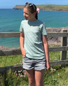 The ACS Clothing Boys Boys Cornwall Palm T-Shirt in Aloe