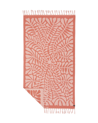 The Slowtide Hapa Towel in Dried Clay Turkish