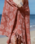The Slowtide Hau Turkish Towel in Warm Earth