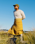The Slowtide Daydream Driftweave Turkish Towel in Curry