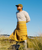 The Slowtide Daydream Driftweave Turkish Towel in Curry