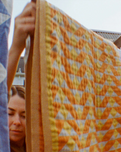 The Slowtide Daydream Driftweave Turkish Towel in Curry