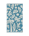 The Slowtide Kingston Driftweave Turkish Towel in Lagoon