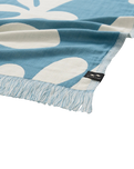 The Slowtide Kingston Driftweave Turkish Towel in Lagoon