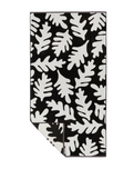 The Slowtide Hele Premium Woven Towel in Black