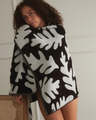 The Slowtide Hele Premium Woven Towel in Black