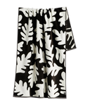 The Slowtide Hele Premium Woven Towel in Black