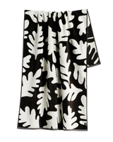 The Slowtide Hele Premium Woven Towel in Black