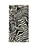 Skatie Zebra Premium Woven Towel in Black