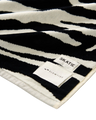 Skatie Zebra Premium Woven Towel in Black