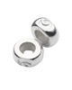 Silver Stopper Charm Beads in Silver