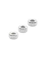 The Nalu Beads Silver Spacers Set in Silver